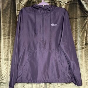 Forward Observation Group Mens Black Windbreaker